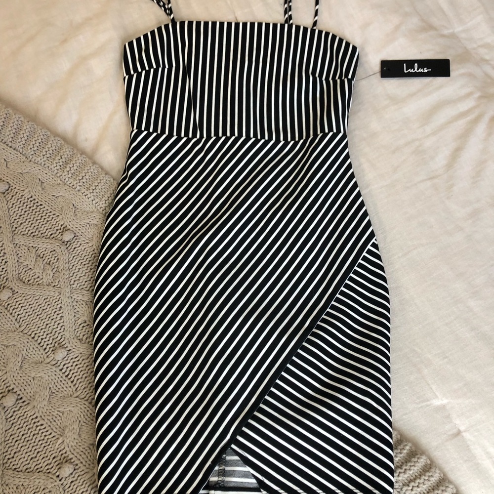 NWT Striped bodycon!